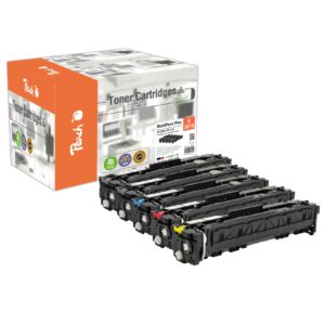 Peach HP 207 A 5 Toner (2xbk