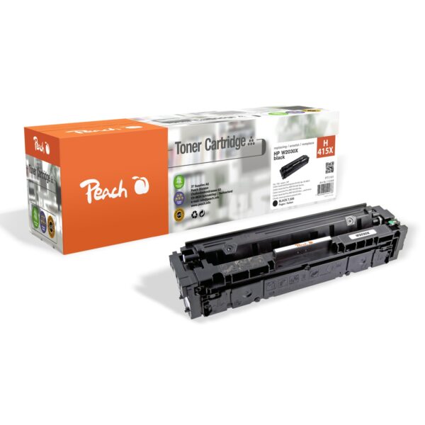 Peach HP 415 X Toner XL bk ersetzt HP No. 415X