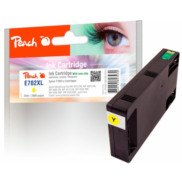 Peach E70  Druckerpatrone XL ye ersetzt Epson T7024 y