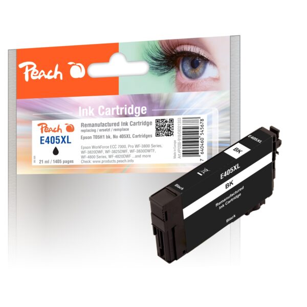 Peach E5H1 Druckerpatrone XL bk ersetzt Epson T05H1