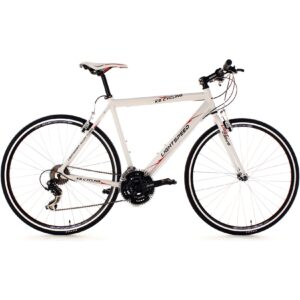 KS Cycling Fitnessrad 21 Gänge Fitness-Bike Lightspeed (White) 28 Zoll