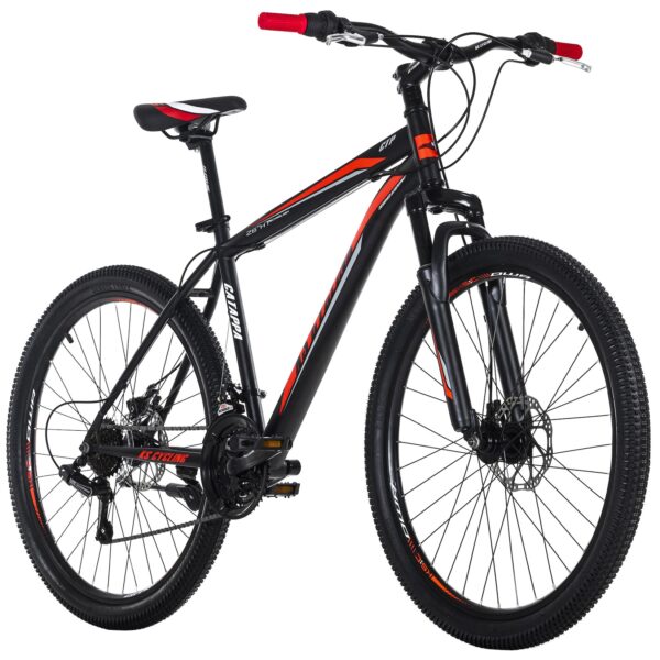 KS Cycling Mountainbike Hardtail 26 Zoll Catappa schwarz-rot