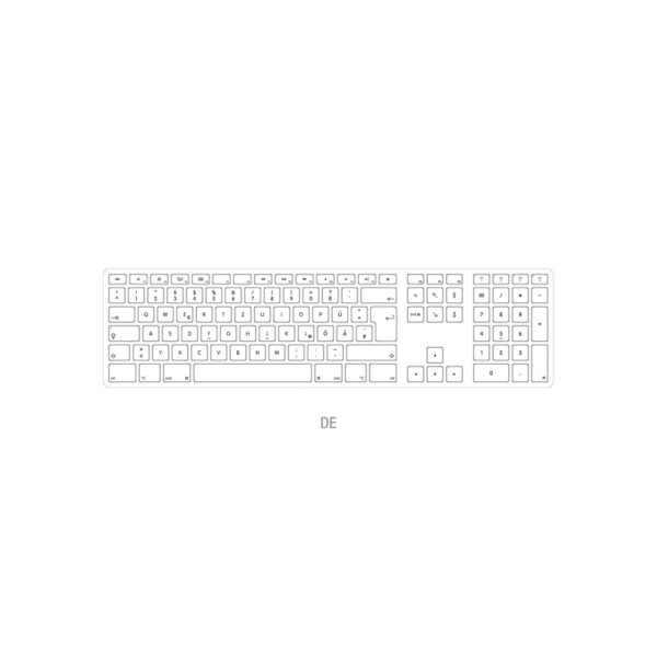 JENIMAGE Wireless Aluminium Keyboard - DE