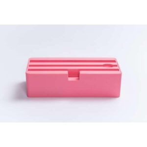 ALLDOCK D-Dock Ladestation mit Netzteil 4xUSB pink