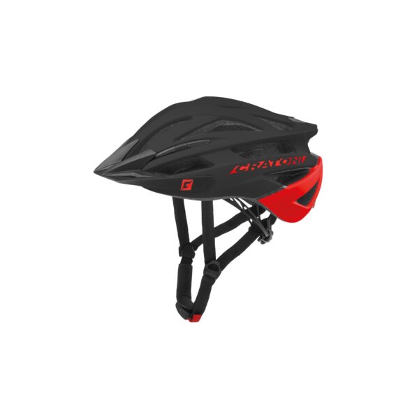 CRATONI MTB Fahrradhelm Agravic schwarz/rot matt