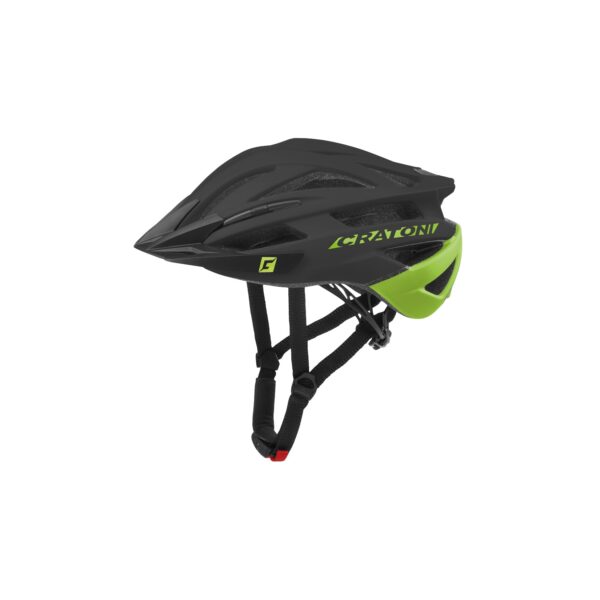 CRATONI MTB Fahrradhelm Agravic schwarz/lime matt