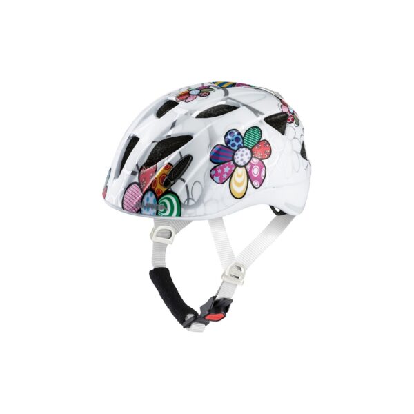 Alpina Kinder-Helm  Ximo Flash white flower