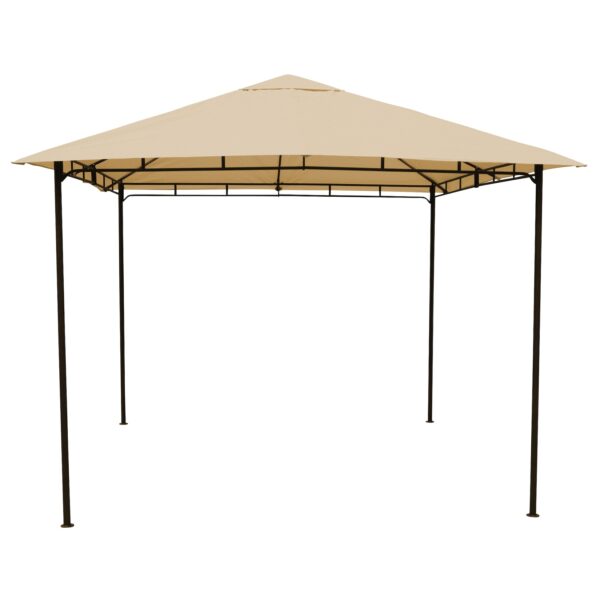 Grasekamp Pavillon Rimini Flex 3 x 3 m Beige Party  Zelt Antik Garten