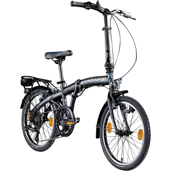 Zündapp ZF20 Speed Folder 20 Zoll Klapprad Faltrad Stadtrad Fahrrad faltbar Klappfahrrad StVZO