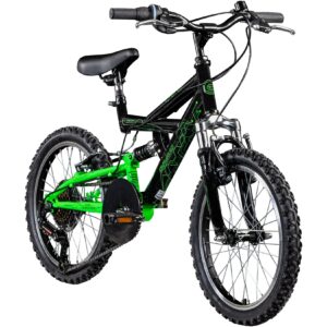 Galano FS180 Kinderfahrrad 18 Zoll ab 5 Jahre115 - 130 cm Mountainbike Fully 6 Gänge