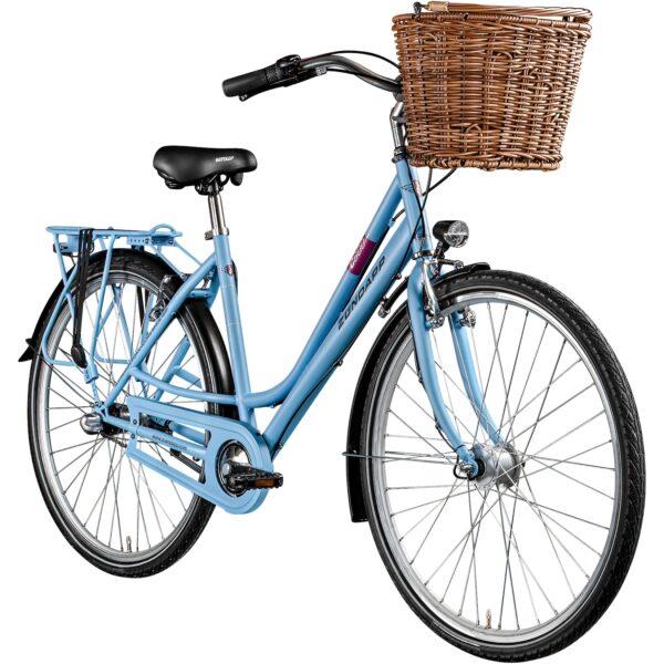 Zündapp C800 Damenfahrrad 28 Zoll mit Nabenschaltung 3 Gang retro Citybike 155 - 175 cm pastellblau