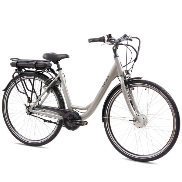 Tretwerk Cloud E Bike Damen 28 Zoll Elektrofahrrad 155 - 175 cm retro Damenfahrrad mit Nabenschaltung