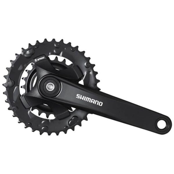 Shimano FC-MT101 Fahrradkurbel 2x9 Kurbelgarnitur 36-22 Zähne Kettenradgarnitur Fahrrad Kurbel Garnitur 170 mm