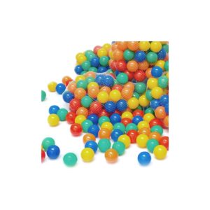 100 bunte Bälle für Bällebad 7cm Babybälle Plastikbälle Baby Spielbälle