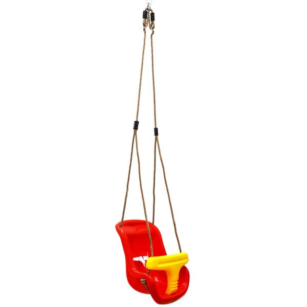 Babyschaukel 45x36x38 cm Kinder Schaukel Schaukelsitz Baby Gartenschaukel Rot