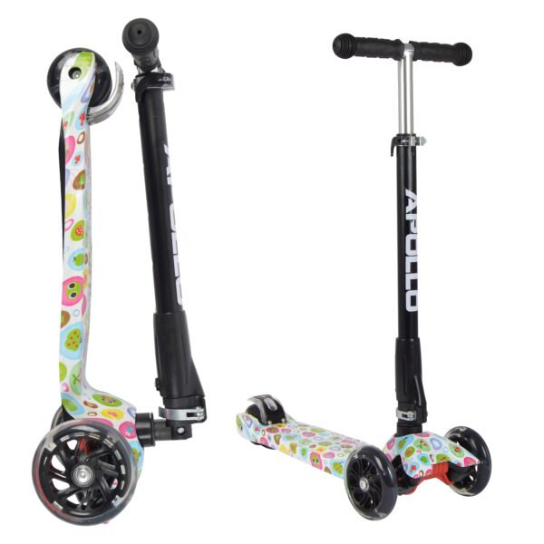 Apollo Scooter Kinder Roller Kids Whiz LED Wheels