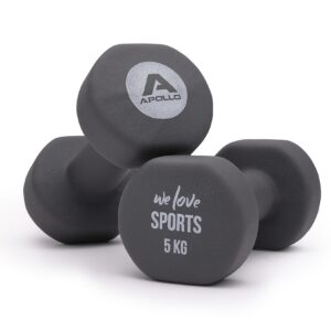 Apollo Hantel Set Kurzhantel Fitness Hanteln 5 kg