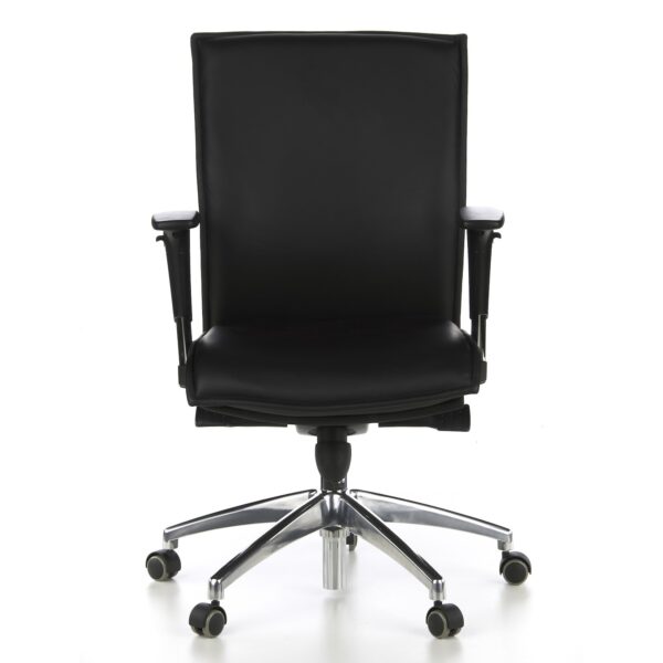 Luxus Chefsessel MURANO 10 Leder mit Armlehnen (höhenverstellbar) hjh OFFICE