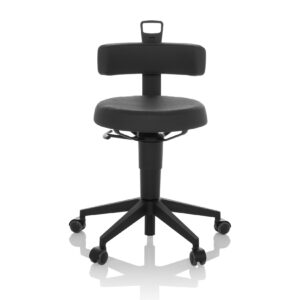 Drehhocker TOP WORK FLEX PU Kunstleder ohne Armlehnen hjh OFFICE