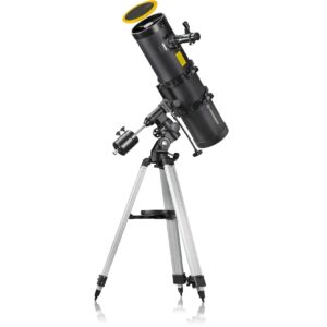 BRESSER Pollux-II 150/1400 EQ3 Spiegelteleskop mit Smartphone-Adapter & Sonnenfilter