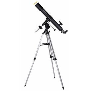 BRESSER Quasar 80/900 EQ3 Linsenteleskop mit Smartphone-Adapter & Sonnenfilter