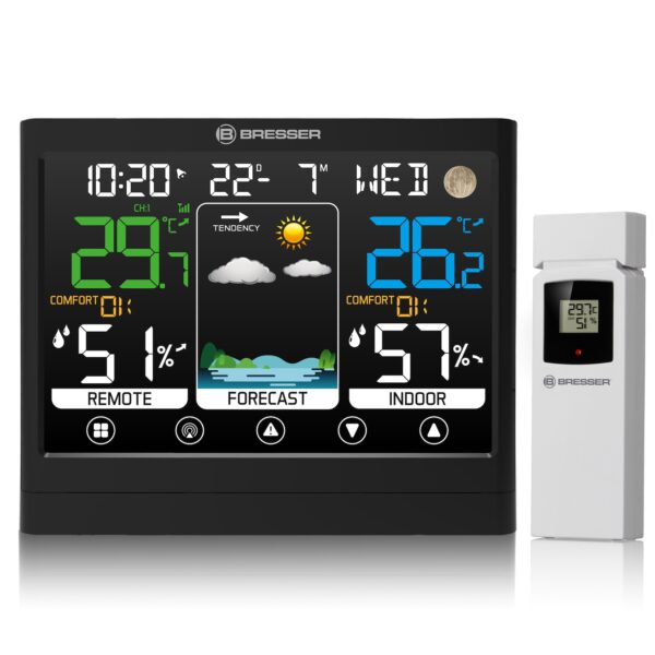 BRESSER MeteoTemp BF Wetterstation mit Touch-Display