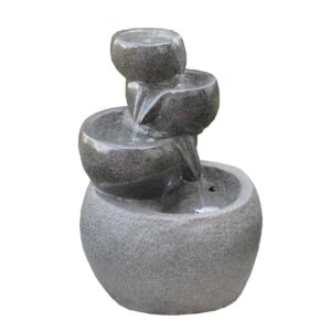 Kaskadenbrunnen Gartenbrunnen Brunnen FoCatino 49x42x66cm 10857