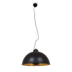 Hängeleuchte Pendelleuchte Everaldo sand black & gold Ø 54 cm E27 11048