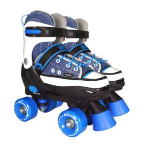 Rollschuhe Quad Style blau-weiß