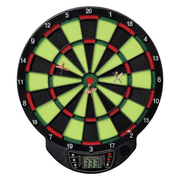 Best Sporting elektronische Dartscheibe WINDSOR GLOW Dartboard mit 6 Pfeilen