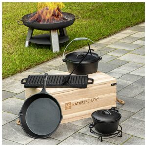 HTI-Living Kochtopf Set 9-teilig Dutch Oven