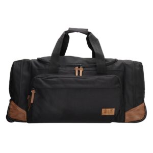 HTI-Living Reisetasche mit Rollen Schwarz