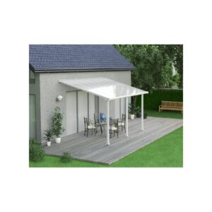 Palram - Canopia Olympia Terrassenüberdachung weiß B 425 x H 210/305 cm x T 295 cm