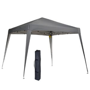 Outsunny Pavillon mit Tasche grau L2