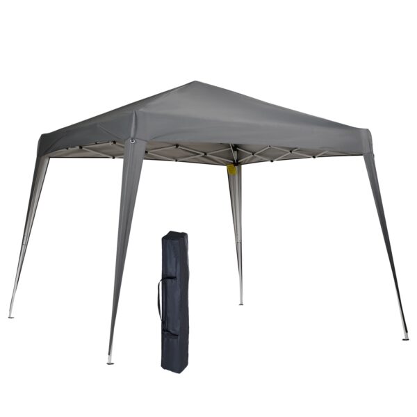 Outsunny Pavillon mit Tasche grau L2