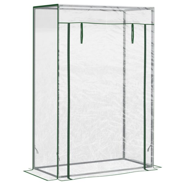 Outsunny Foliengewächshaus mit Tür transparent 100L x 50B x 150H cm