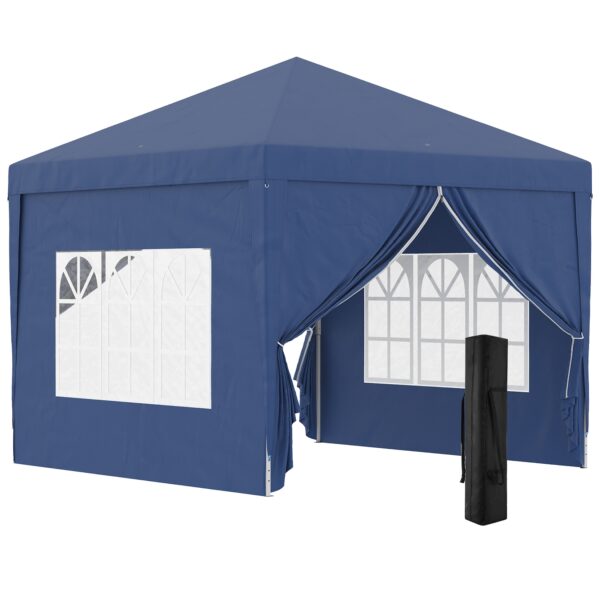 Outsunny Faltpavillon mit Tragetasche grün 295L x 295B x 258 cm