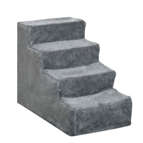 PawHut Haustiertreppe mit abnehmbarem Bezug 60 x 35 x 44 cm (LxBxH)