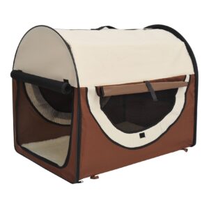 PawHut Hundetransportbox in Größe XL XL: 81 x 56 x 66 cm (LxBxH)