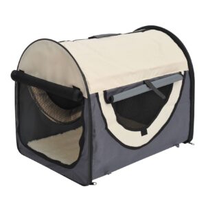 PawHut Hundetransportbox in Größe M M: 61 x 46 x 51 cm (LxBxH)