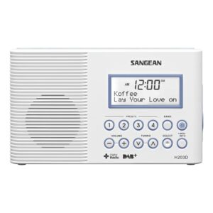 SANGEAN H-203 DAB+ Wasserdichtes Radio mit DAB+