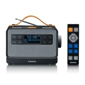 Lenco PDR-065 DAB+/FM-Radio mit Akku und Dockingstation