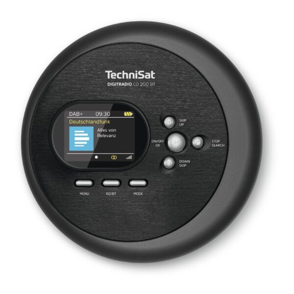 TechniSat DIGITRADIO CD 2GO BT DAB+ Digitalradio UKW Bluetooth Akku