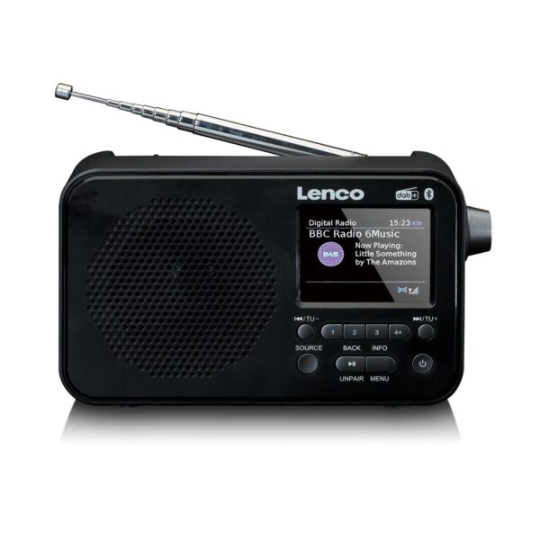 Lenco PDR-036 DAB+ FM Radio mit Bluetooth Tragbares Radio