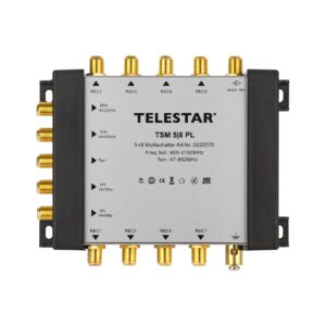 TELESTAR TSM 5/8 PL Multischalter im Set mit Inverto 40mm Quattro-LNB