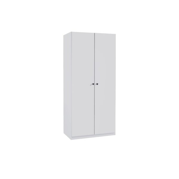 Kleiderschrank Caro 2-trg weiß B 91 cm - H 197 cm - T 54 cm