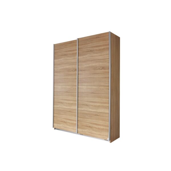 Schwebetürenschrank Hannah 2-trg braun B 136 cm - H 197 cm - T 48 cm