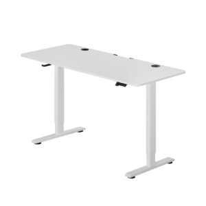 Juskys Höhenverstellbarer Schreibtisch Office Stand 140x60cm - elektrisch