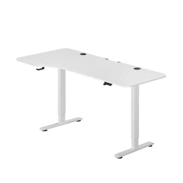 Juskys Höhenverstellbarer Schreibtisch Office Stand 160x75cm - elektrisch