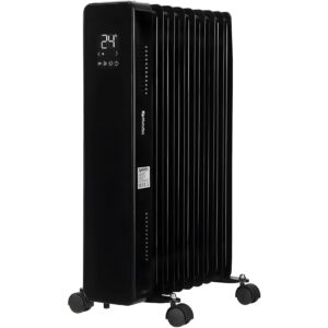 MutuTec Ölradiator / Elektroheizung 9 Rippen 2000W - Schwarz